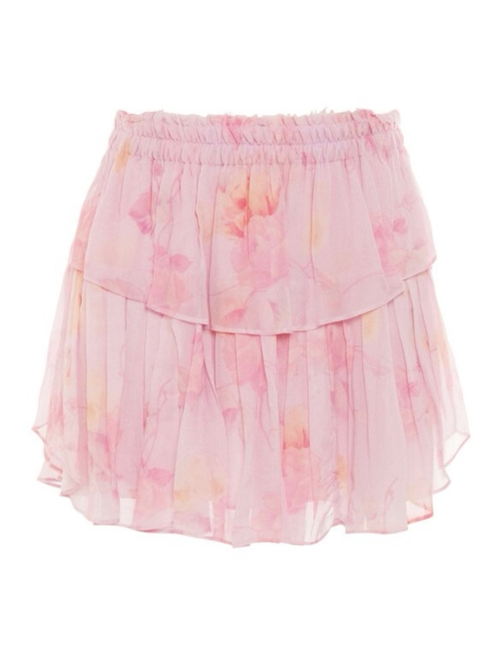LoveShackFancy Summer Morning Ruffle Mini Skirt